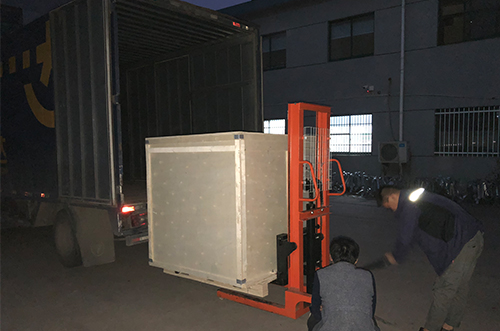 永州客戶SMT設備專車送貨，貨到上門安裝調試